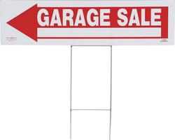 Hillman™ 6" x 24" Garage Sale Sign