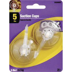 OOK® Clear Suction Cup Hooks - 2 Count at Menards®