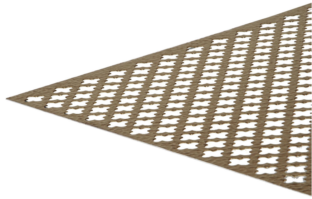 SteelWorks 12" x 24" Cloverleaf Decorative Aluminum Sheet Metal