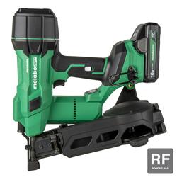 Metabo HPT® 18-Volt Cordless Brushless Coil Roofing Nailer Kit at
