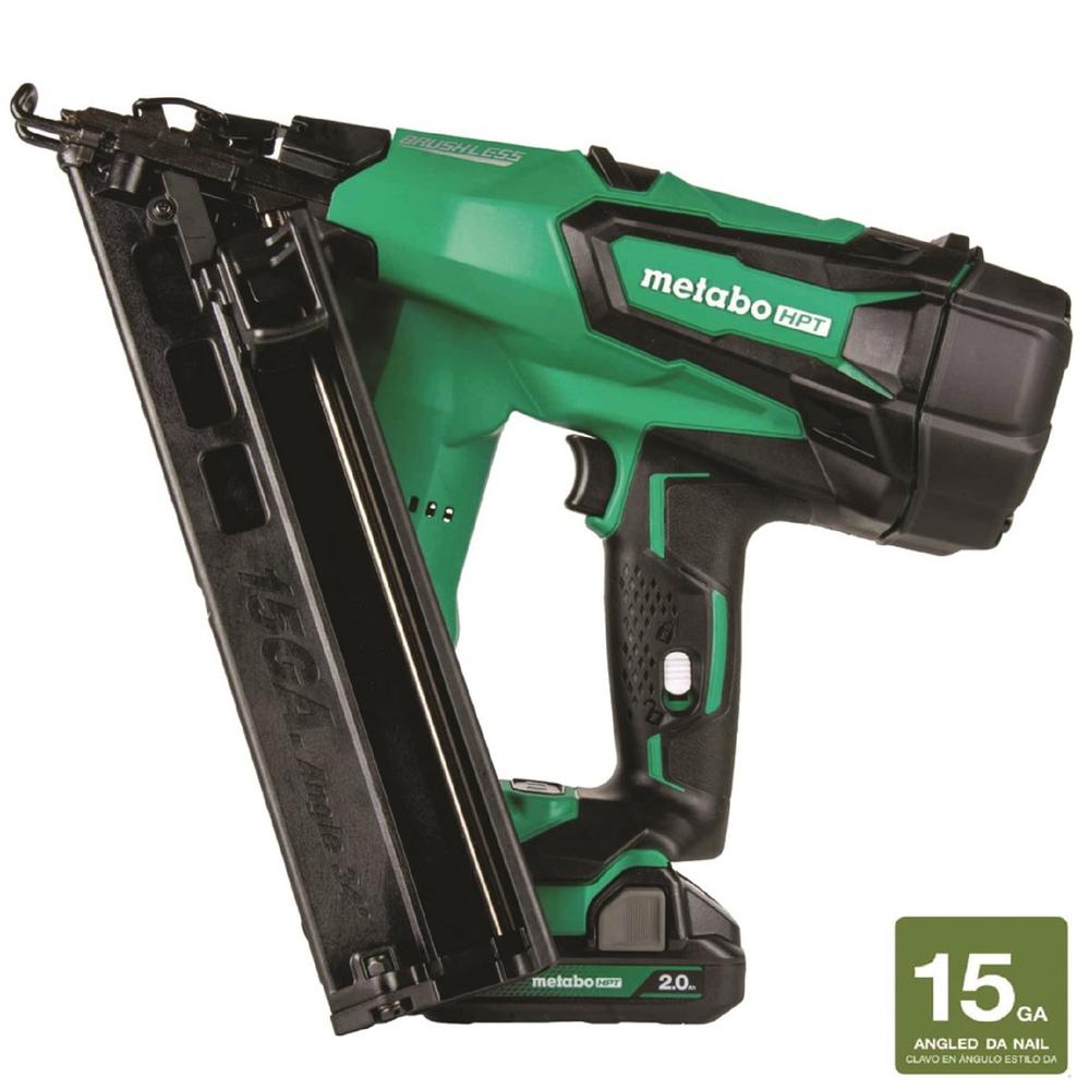 Metabo HPT (was Hitachi Power Tools) 2.5-in 15-Gauge 18-Volt Cordless Finish Nailer Metabo HPT (was Hitachi Power Tools) 2.5-in 15-Gauge 18-Volt Cordless Finish Nailer