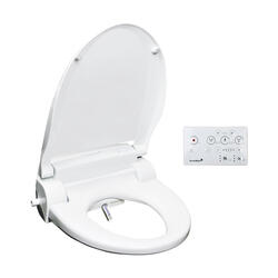 Home + Solutions Nightlight Round White Plastic Toilet Seat at Menards®