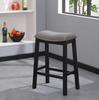 Alessandria Counter-Height Barstool - Black/Gray