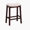 Alessandria Counter-Height Barstool - Espresso/Beige