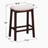 Alessandria Counter-Height Barstool - Espresso/Beige