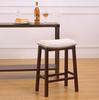 Alessandria Counter-Height Barstool - Espresso/Beige