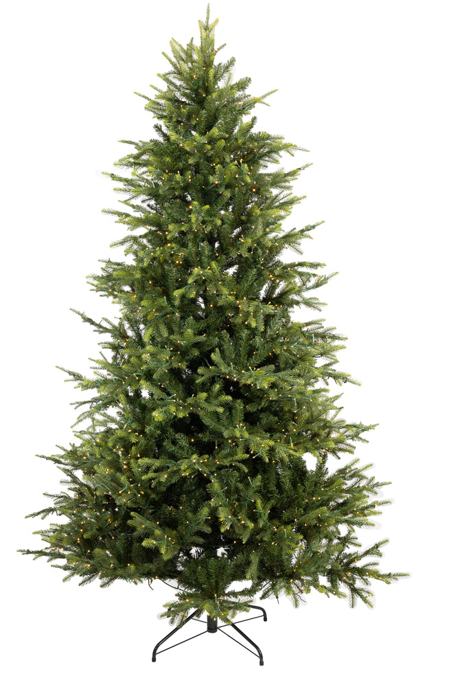 Enchanted Forest 9' Prelit Grand Empress Fir Artificial Christmas Tree - Thumbnail 5