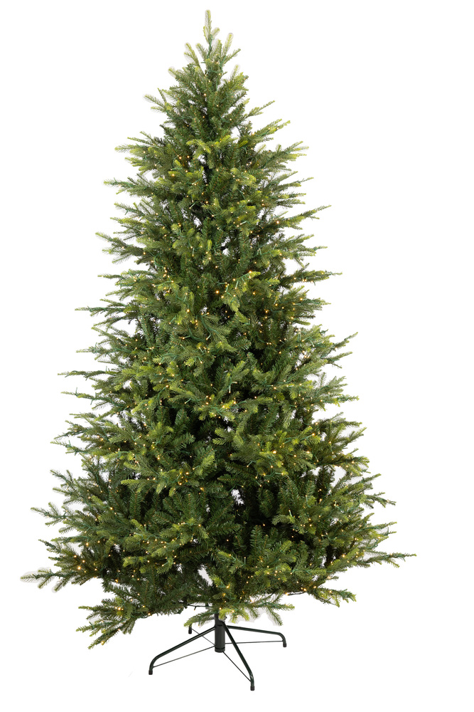 Enchanted Forest 9' Prelit Grand Empress Fir Artificial Christmas Tree - Thumbnail 4