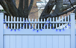 Enchanted Forest® LED Vivid 70-Light Blue Faceted C9 Christmas