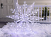 Enchanted Forest® 4' LED White Snowflake