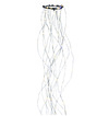 Enchanted Forest® LED 8' Warm White & Pure White Twinkle 16-Strand Cascade Christmas Light Set