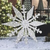 Enchanted Forest® 4' LED White Snowflake