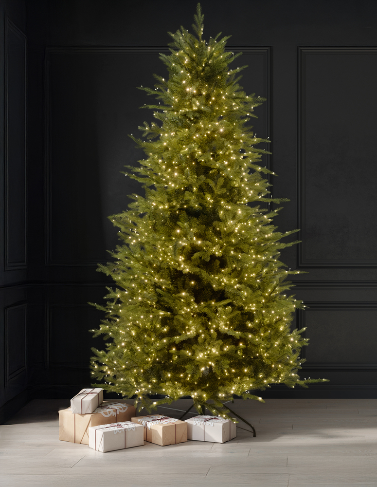 Enchanted Forest 9' Prelit Grand Empress Fir Artificial Christmas Tree