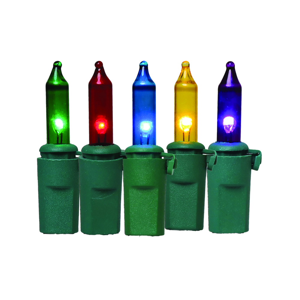 Enchanted Forest® LED Vintage 210-Light Multicolor Mini Christmas String Light Set