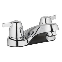Plumb Works® Two-Handle 4" Centerset Chrome Bathroom Sink Faucet at ...