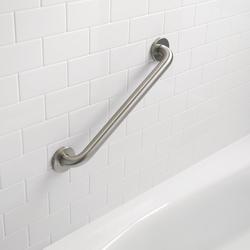 Homewerks™ 24" x 1-1/4" Stainless Steel Concealed Screw Grab Bar at ...