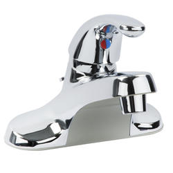 Plumb Works® One-Handle 4" Centerset Chrome Bathroom Sink Faucet at ...
