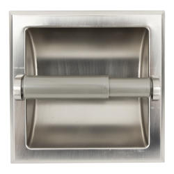 Designer's Image™ Brushed Nickel Recessed Toilet Paper Holder at