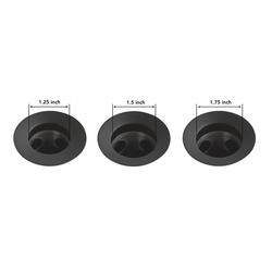Plumb Craft® Matte Black Bathroom Sink Stopper with Anti-Clog Basket at ...