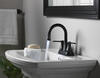Homewerks™ Two-Handle 4" Centerset LED Matte Black Bathroom Faucet