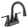 Homewerks™ Two-Handle 4" Centerset LED Matte Black Bathroom Faucet