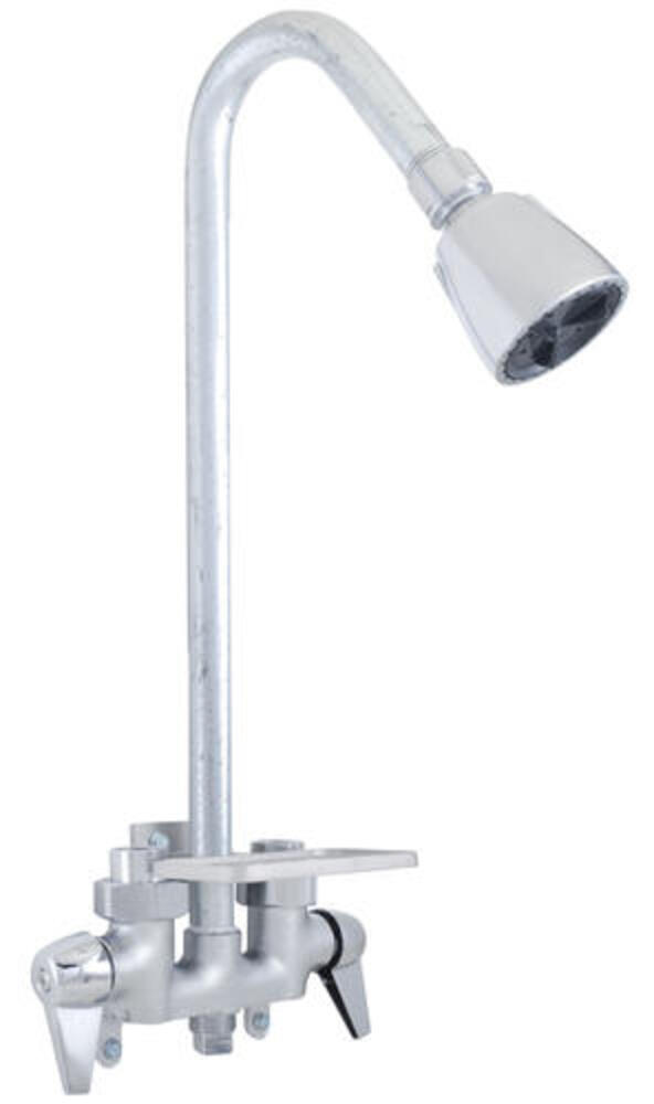 1-Spray Outdoor Utility Shower Faucet in Chrome (Valve Included) 1-Spray Outdoor Utility Shower Faucet in Chrome (Valve Included)