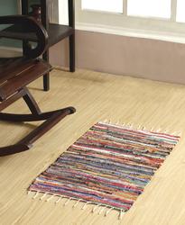 Detec™ Braided Rug in Ecofriendly Recycled Cotton Chindi and