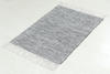 Home Weavers Mirage Handwoven Black 20" x 30" Accent Mat