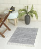 Home Weavers Mirage Handwoven Black 20" x 30" Accent Mat