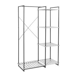Honey Can Do® Gray Steel Freestanding Clothing Rack