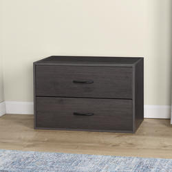 Designer's Image™ 24W x 15-3/4H White 2-Drawer Stackable