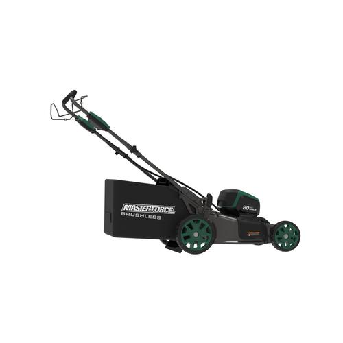 Masterforce® 21" 80-Volt Brushless Cordless Self-Propelled Lawn Mower