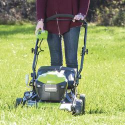 Menards cordless lawn online mower