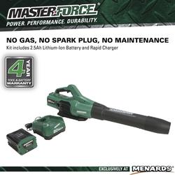 Masterforce leaf online blower