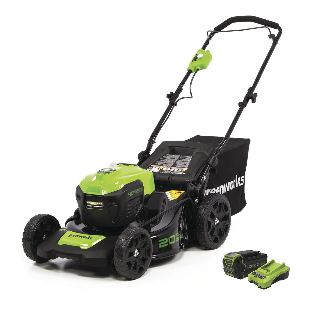 Greenworks Cordless Push Mower - Thumbnail 5