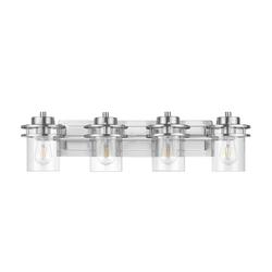 Patriot Lighting® Joska Brushed Nickel 4-Light Vanity Light at