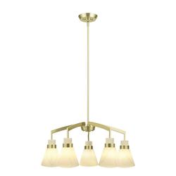 Patriot Lighting® Marbella Gold 5-Light Chandelier at Menards®