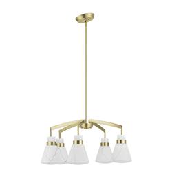 Patriot Lighting® Marbella Gold 5-Light Chandelier at Menards®