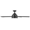 Patriot Lighting® Quick Install Piper Glen 52" Matte Black Indoor LED Ceiling Fan with Remote