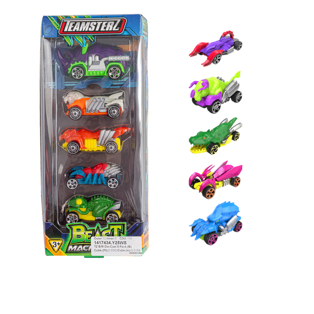 【ミスタータイガース様】セトクラフト2体セット Teamsterz Beast Machines Die-Cast - 5 Pack - Assorted Styles at