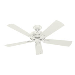 Hunter® Crestfield 52" Fresh White Indoor 3-Light Ceiling Fan at Menards®