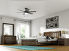 Hunter® HunterExpress® Tailwind 52" Matte Black Indoor 2-Light Ceiling Fan
