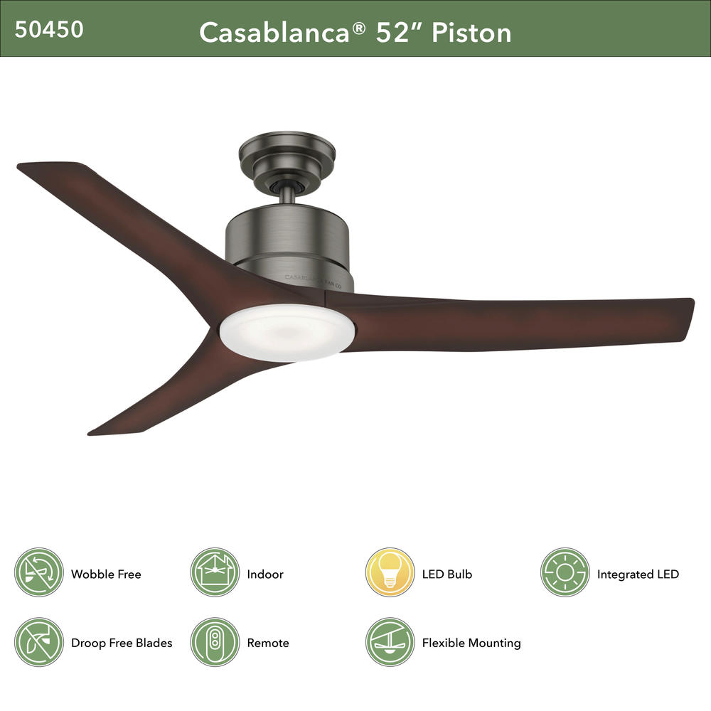 Casablanca Fan Company Piston Ceiling Fan