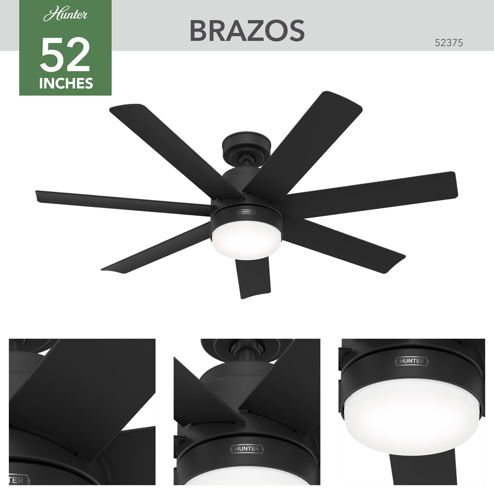 Hunter Brazos Ceiling Fan - Thumbnail 2