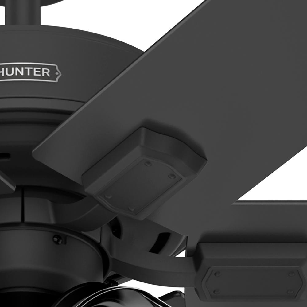 Hunter® HunterExpress® Marsac 60" Matte Black Indoor 4-Light Ceiling Fan with Remote