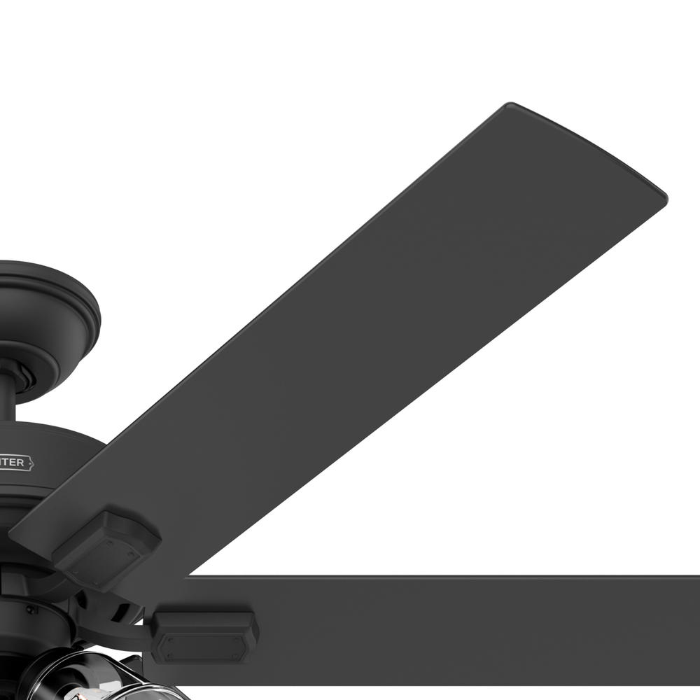 Hunter® HunterExpress® Marsac 60" Matte Black Indoor 4-Light Ceiling Fan with Remote