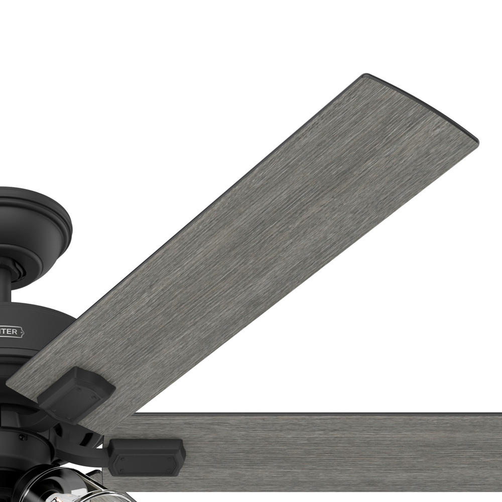 Hunter® HunterExpress® Marsac 60" Matte Black Indoor 4-Light Ceiling Fan with Remote