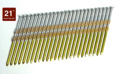 thumbnail image 2 of 21 Degree Framing Nails 3-1/4 Inch X .131 - Galvanized Smooth Shank, 1000 Count, Fits 20111SHPT 2 of 10