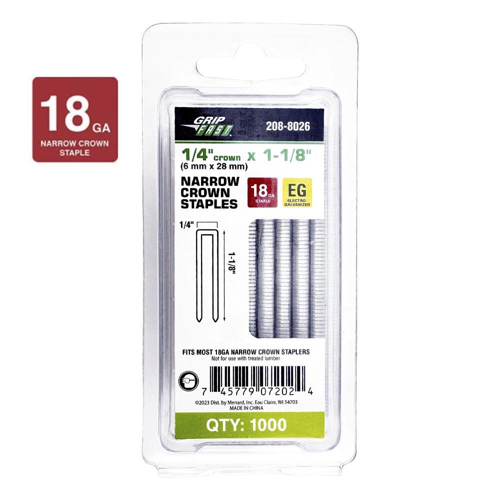 thumbnail image 2 of 7106 22 Gauge 71 Series Galvanized Upholstery Staples, 3/8-inch 2 of 14