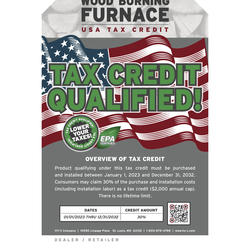 Shelter 4.0 Cu. ft. EPA 2020 Certified 50400 BTU Forced Air Wood Burning Indoor Furnace